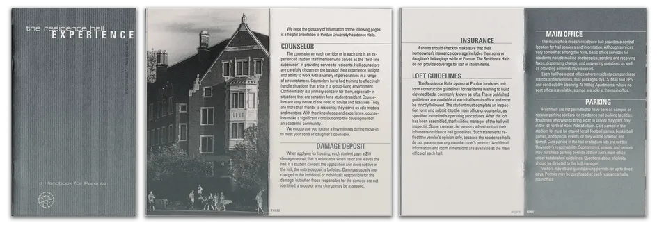 Parents Passport booklet