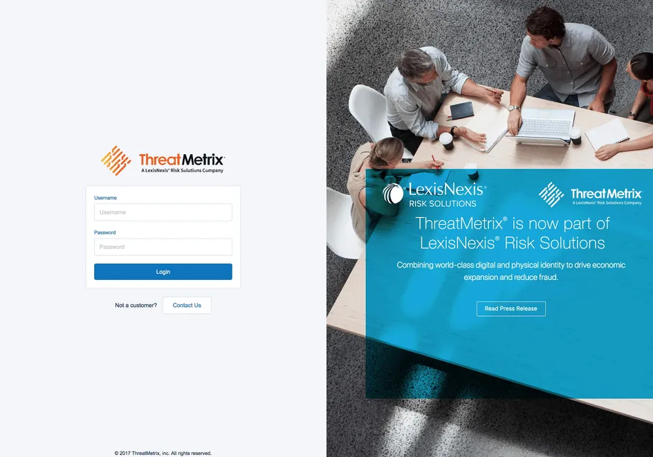 ThreatMetrix Portal