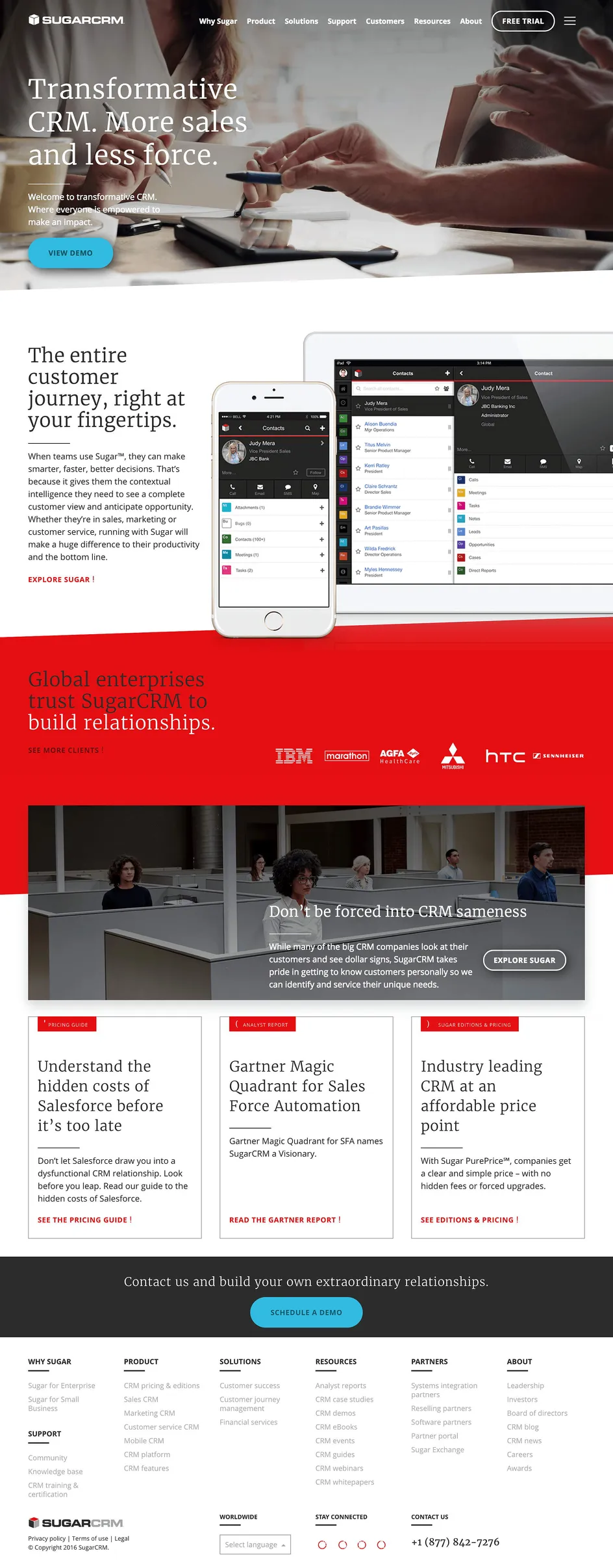 SugarCRM website