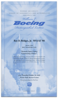 Boeing Distiguished Lecture poster