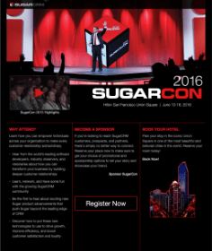 SugarCon 2016 website