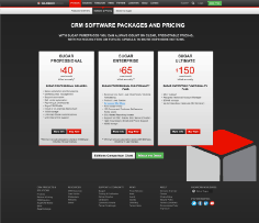 SugarCRM Editions & Pricing page